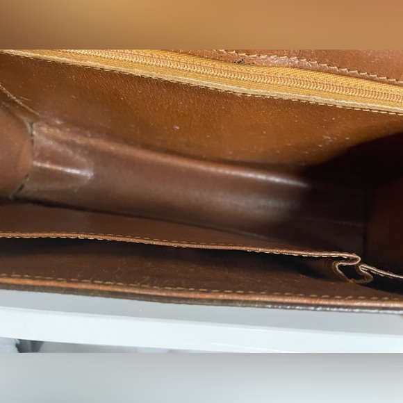 LOUIS VUITTON Vintage Monogram Pochette Dame PM Pouch Clutch Bag w/ Added Chain - Picture 9 of 11